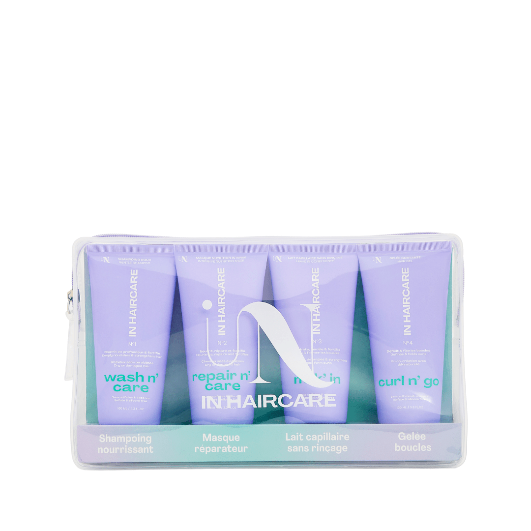 Travel n' Go Tasche: 4 Essentials im Reiseformat - 100 ml - In Haircare