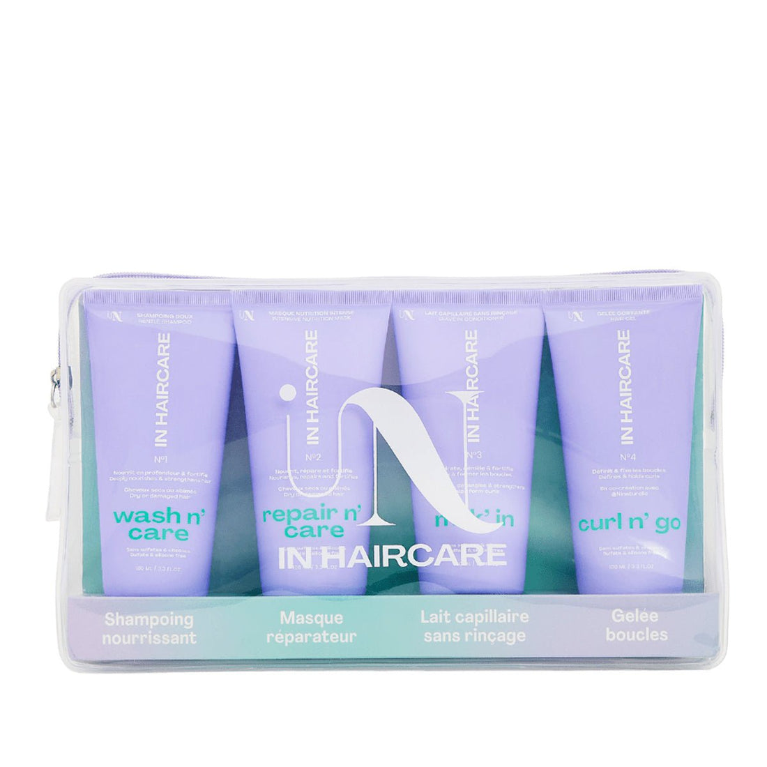 Travel n' Go Tasche: 4 Essentials im Reiseformat - 100 ml - In Haircare